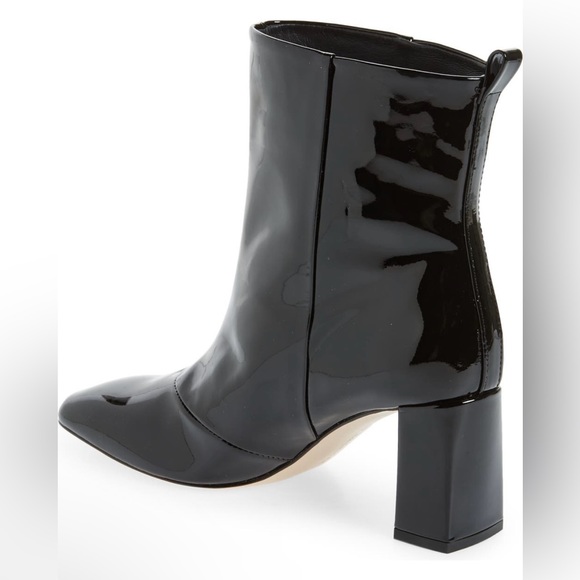 🖤 NIB! Good American Patent Ankle Boot - Picture 2 of 12